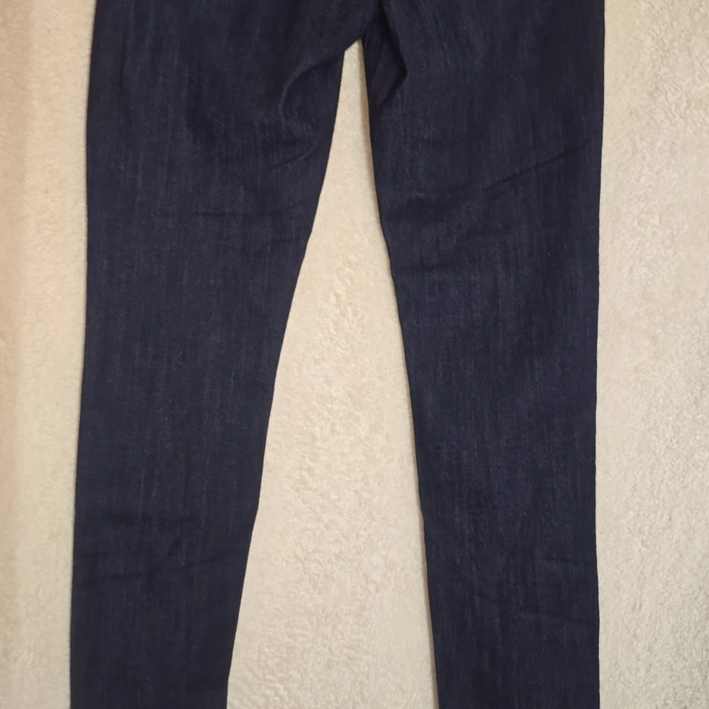 LC Lauren Conrad Skinny Ankle Mid Rise NWT Size 6 Dark Wash Blue Jeans - Picture 2 of 13